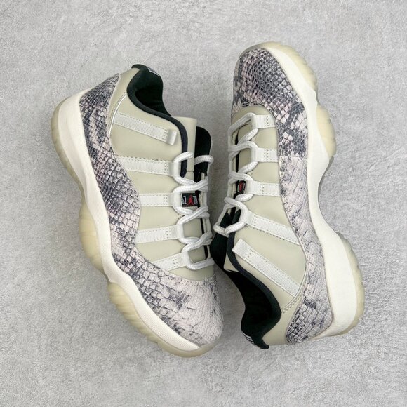 Jordan Air 11 Retro Low White Snake